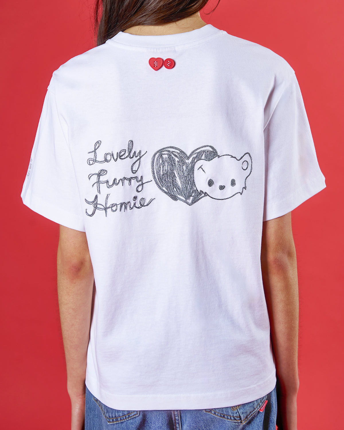 'KOTO FUR-MILY' T-SHIRT (WHITE)