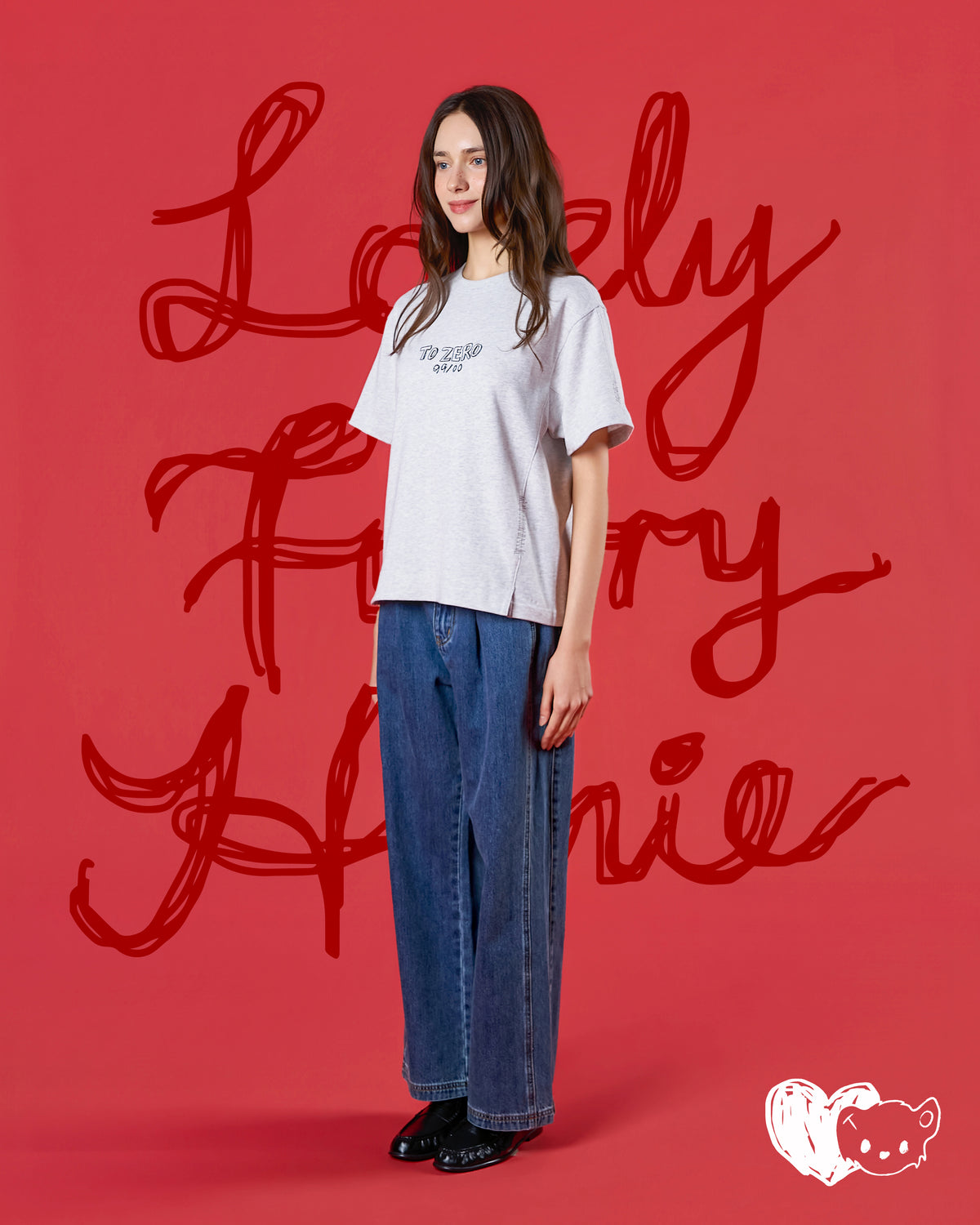 'KOTO FUR-MILY' T-SHIRT (HEATHER GREY)
