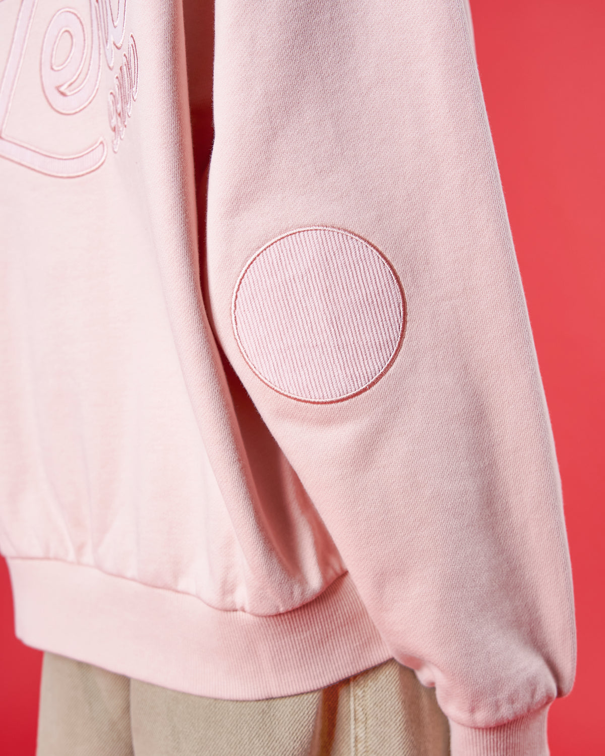 'MY HOMEY SIDEKICK' CREWNECK SWEATSHIRT (PEACH)