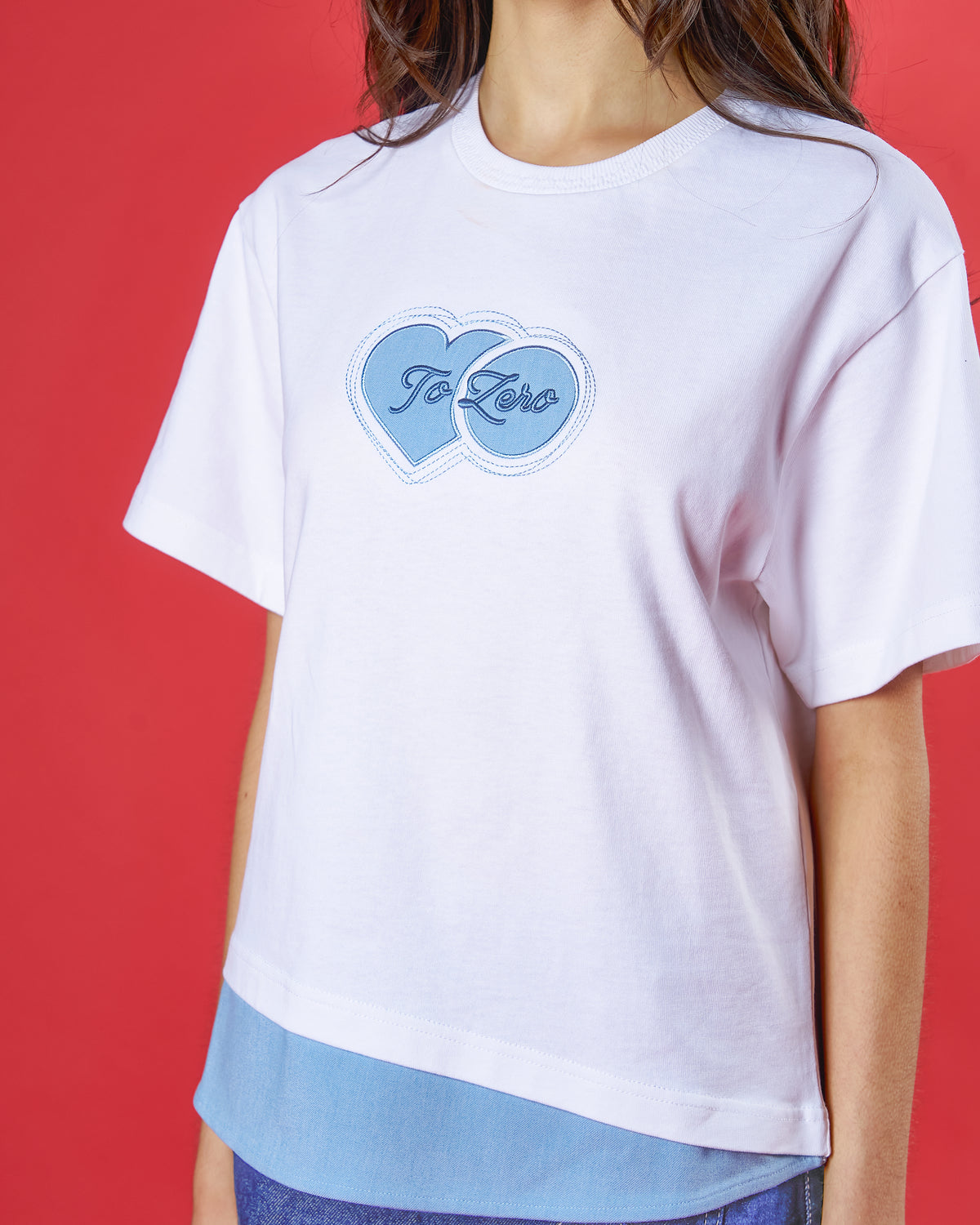 'TZ FUR-IENDLY HOMIE' LAYERED T-SHIRT (WHITE)