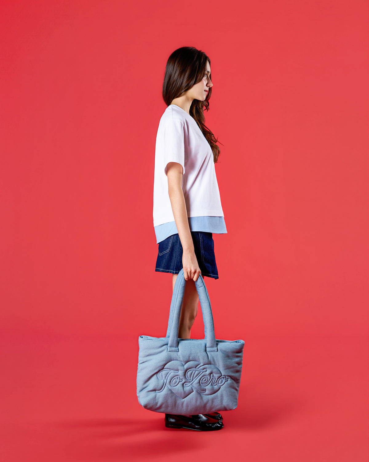'HOMEY-POOFY' TOTE BAG (BLUE)
